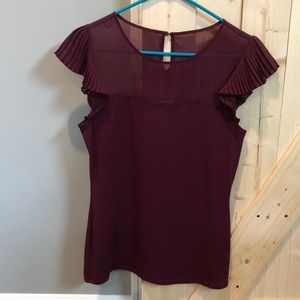 Express cap sleeve blouse